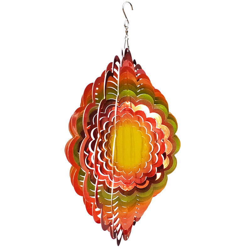 FONMY Wind Spinner Rainbow Color Sunflower