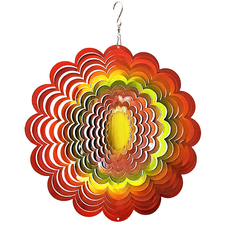 FONMY Wind Spinner Rainbow Color Sunflower