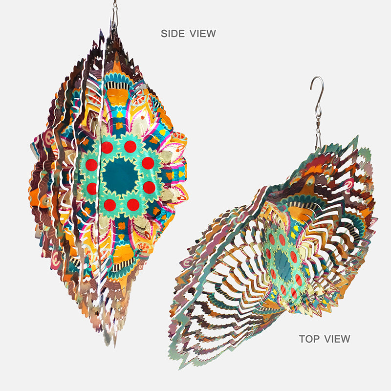 FONMY Wind Spinner Mandala Lucky Star