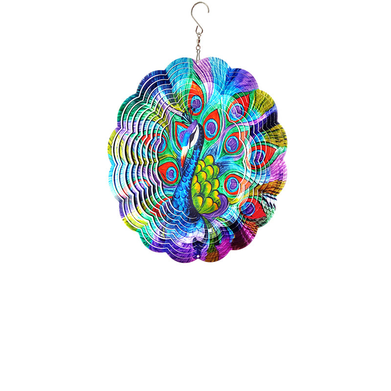 FONMY Wind Spinner Peacock-12inch Stainless Steel