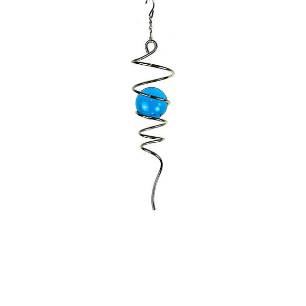 Fonmy Gazing Ball Spiral Tail -Decorative Wind Spinner