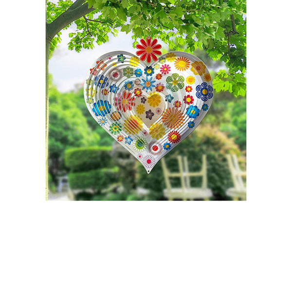FONMY Wind Spinner Mandala Love-White
