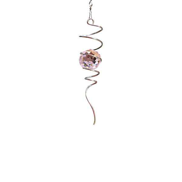 FONMY Gazing Ball Spiral Tail-Pink