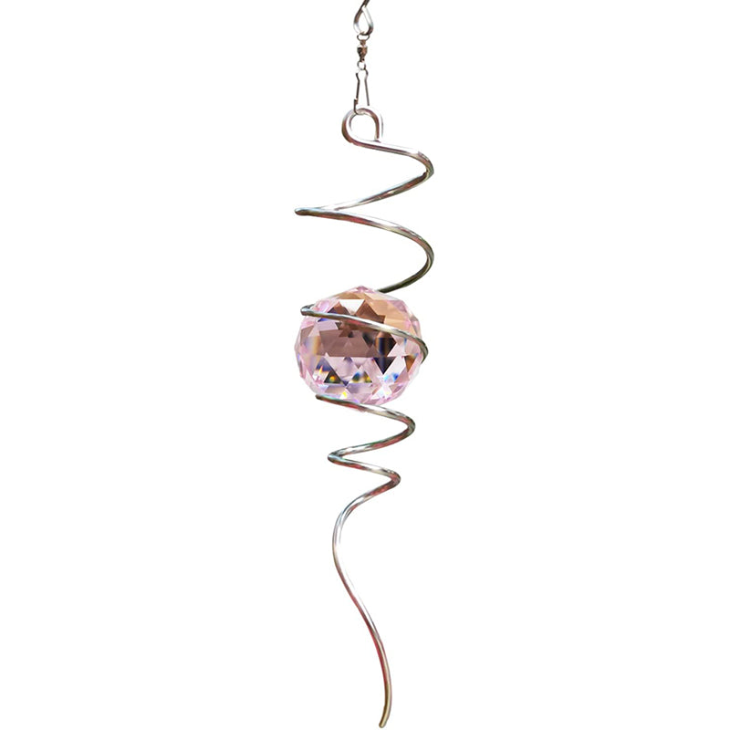 FONMY Gazing Ball Spiral Tail-Pink