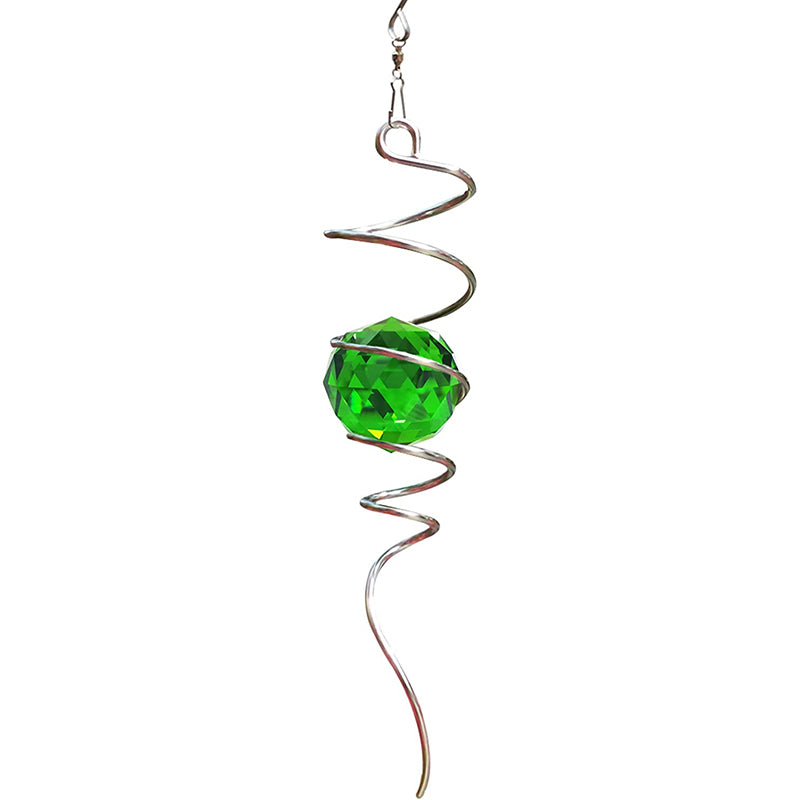 FONMY Gazing Ball Spiral Tail-Green