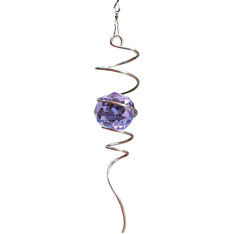 FONMY Gazing Ball Spiral Tail-Purple