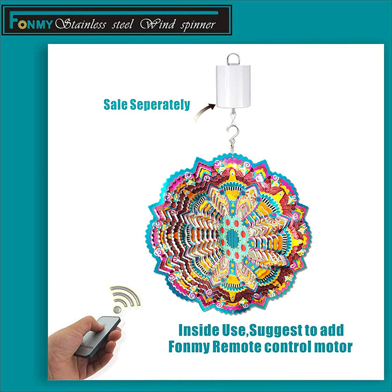 FONMY Wind Spinner Mandala Lucky Star