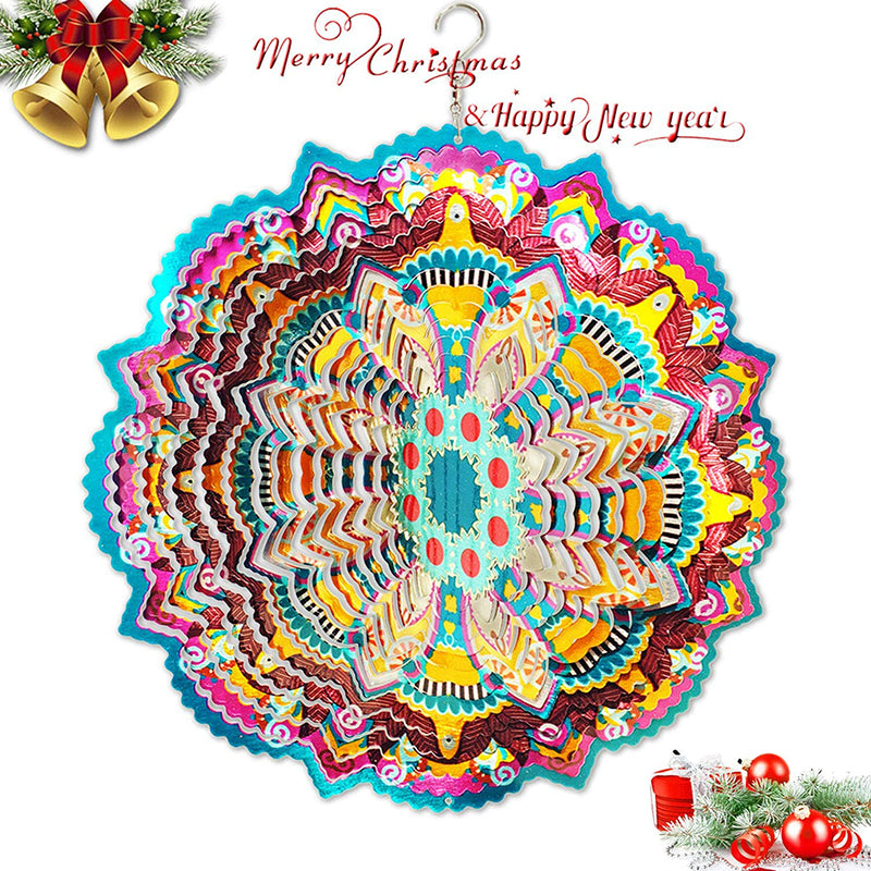 FONMY Wind Spinner Mandala Lucky Star