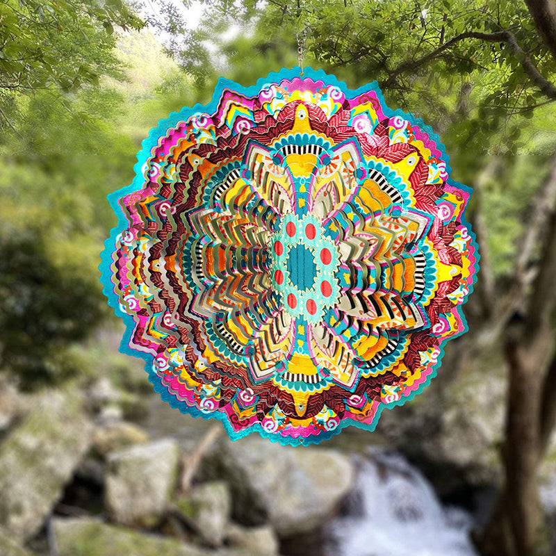 FONMY Wind Spinner Mandala Lucky Star