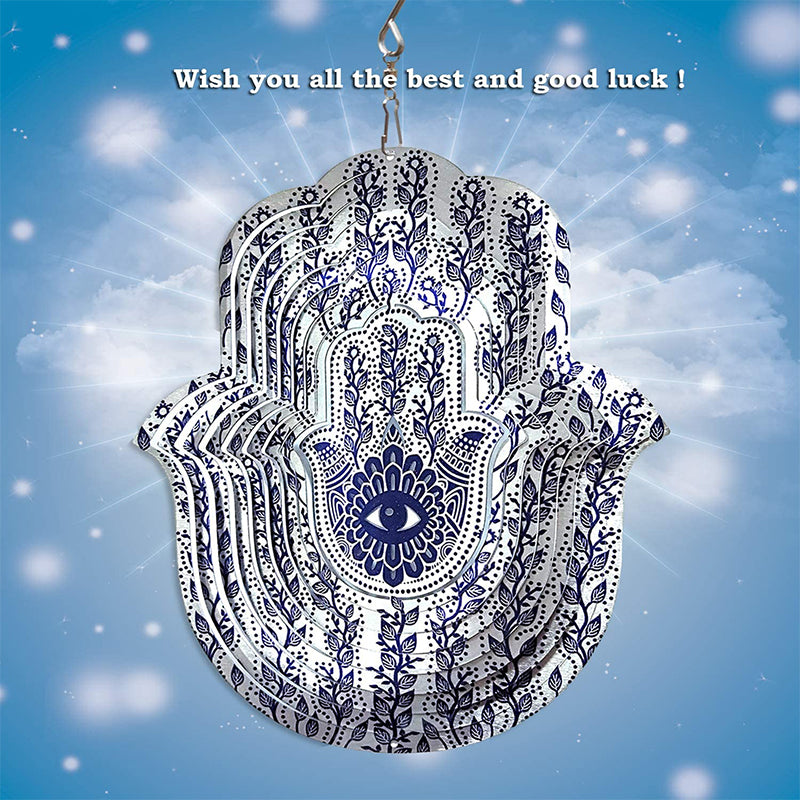 FONMY Wind Spinner Hamsa Hand